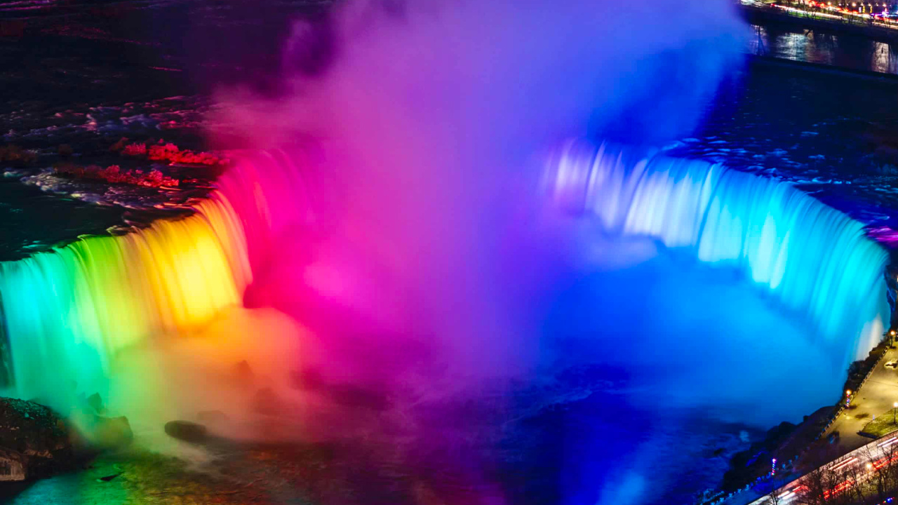niagara falls light show